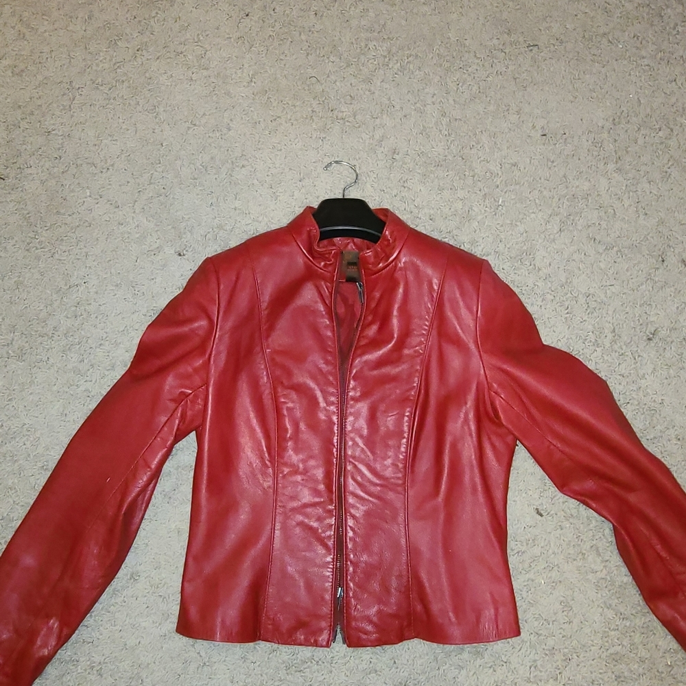 Leather jacket